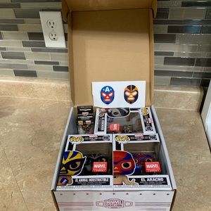 Funko pop Marvel Lucha Libre collector corps